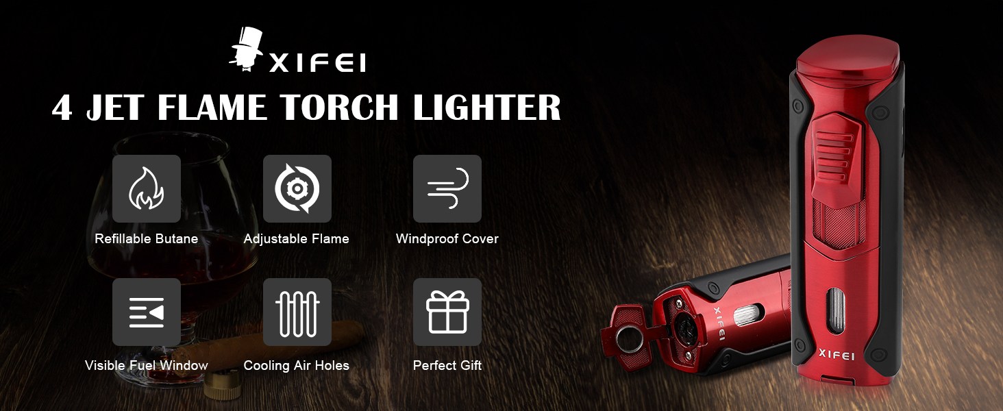 4 jet cigar lighter